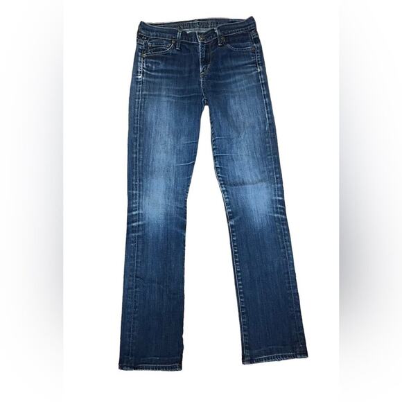 Citizens of Humanity Elson Jeans Womens Size 25 Medium Rise Straight Leg - Picture 1 of 14